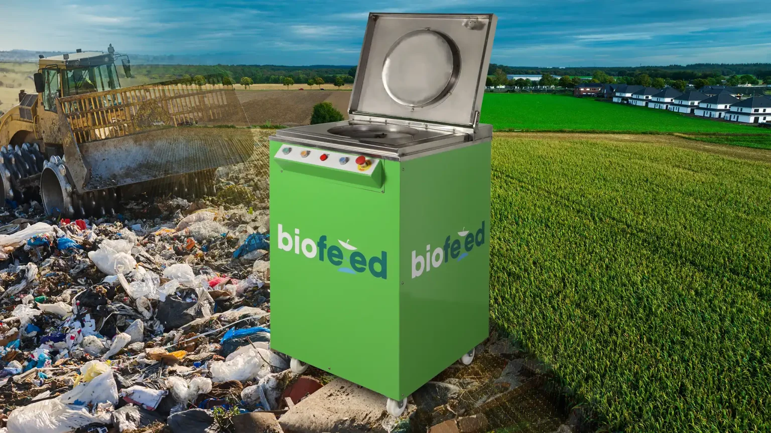 Biofeed food waste system illustrating readiness for the EPA food waste mandate
