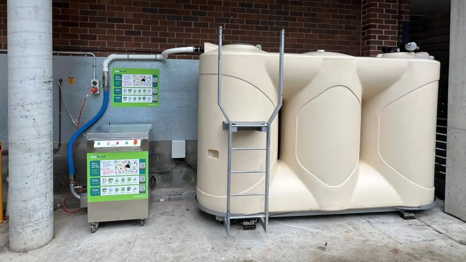 Biofeed food waste management standard simple installation​